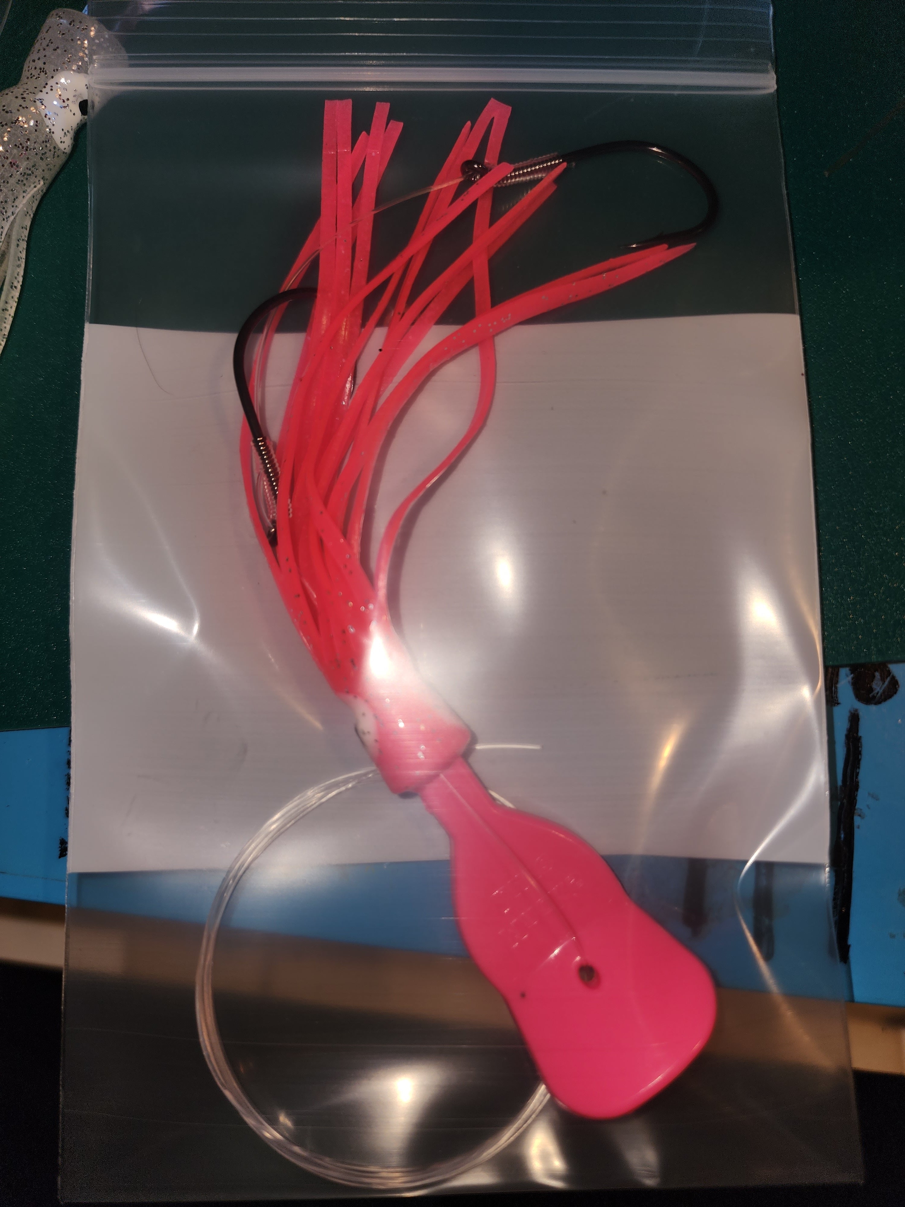 UV Halibut Wiggle Hoochies